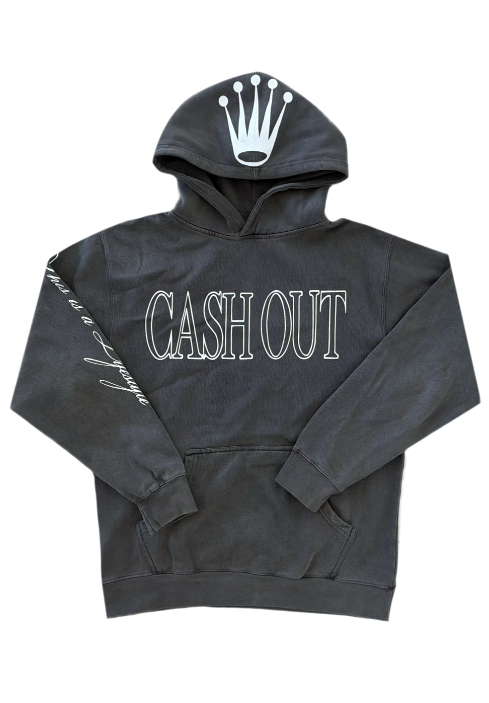 ACID GREY- “THIS IS A LIFESTYLE” HOODIE